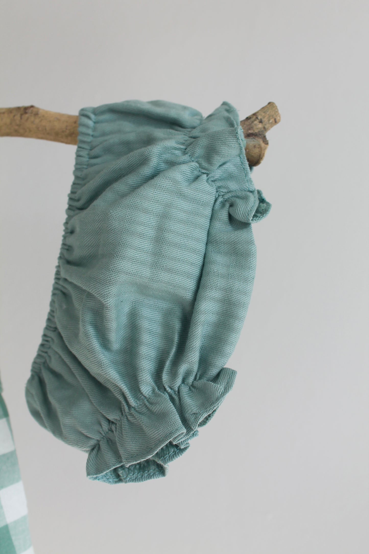 Stars Plaid Dress & Bloomer