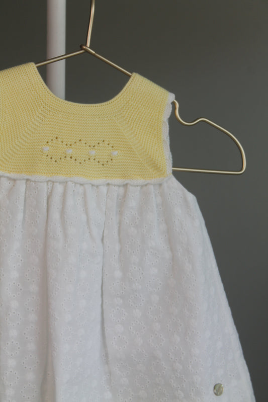 Sunflower Eyelet Dress