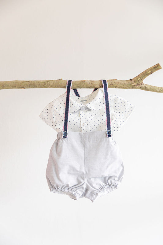 Mina Polka-Dot Boy Set